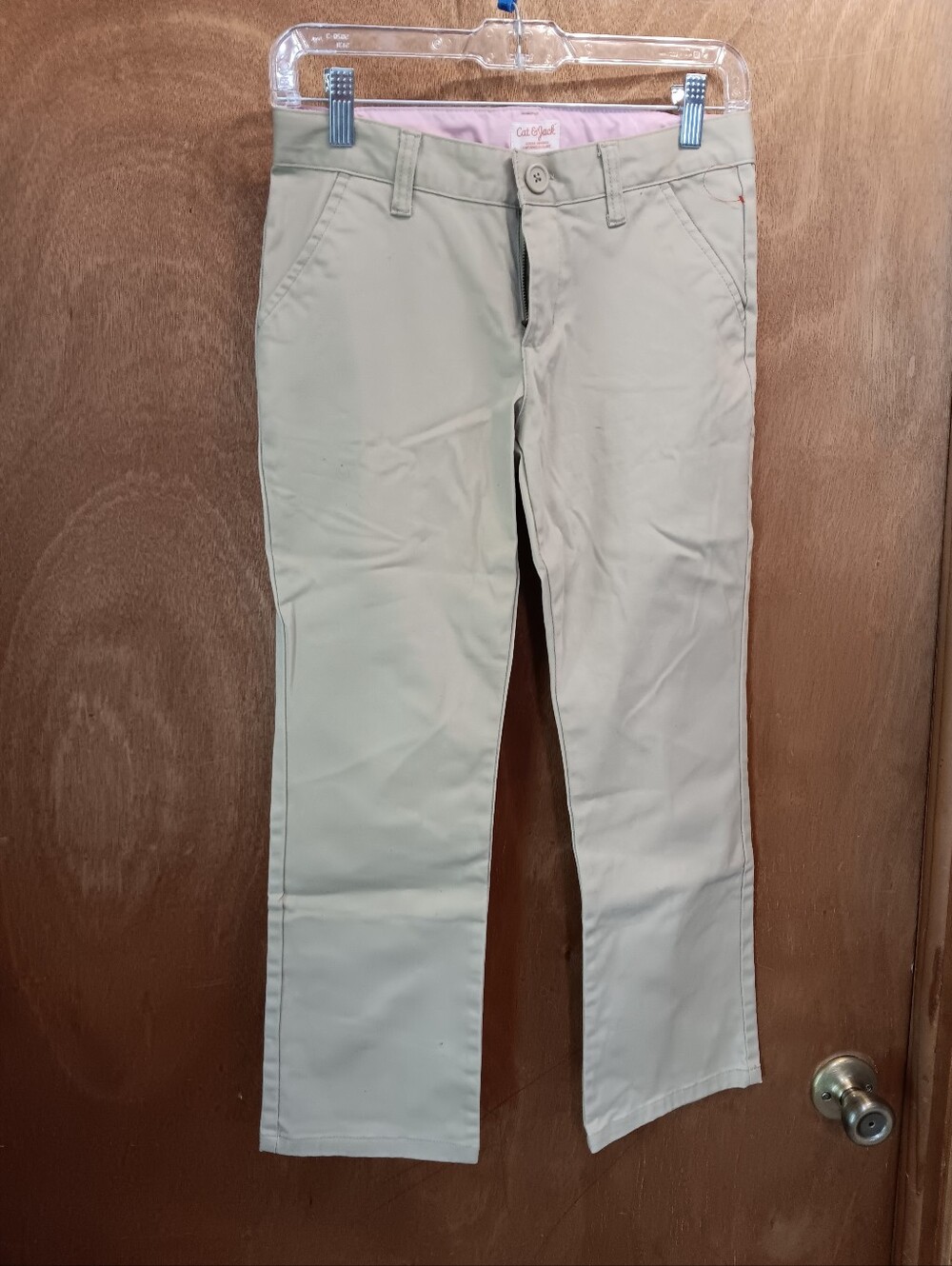 Cat & Jack Pink Waistband Girls' School Pants